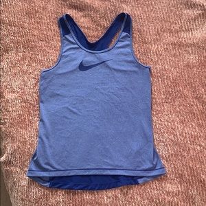 Nike PRO Dri-Fit blue tank top